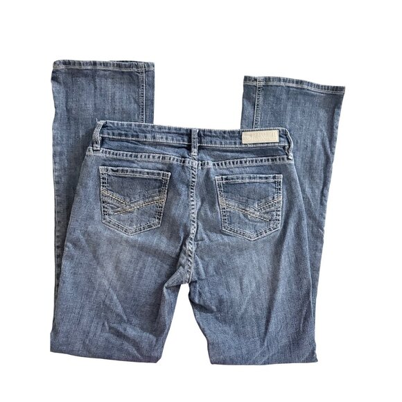 Rock & Roll Denim Jeans Womens 32x33 Straight Bootcut Western Cowgirl Rodeo - Picture 4 of 11